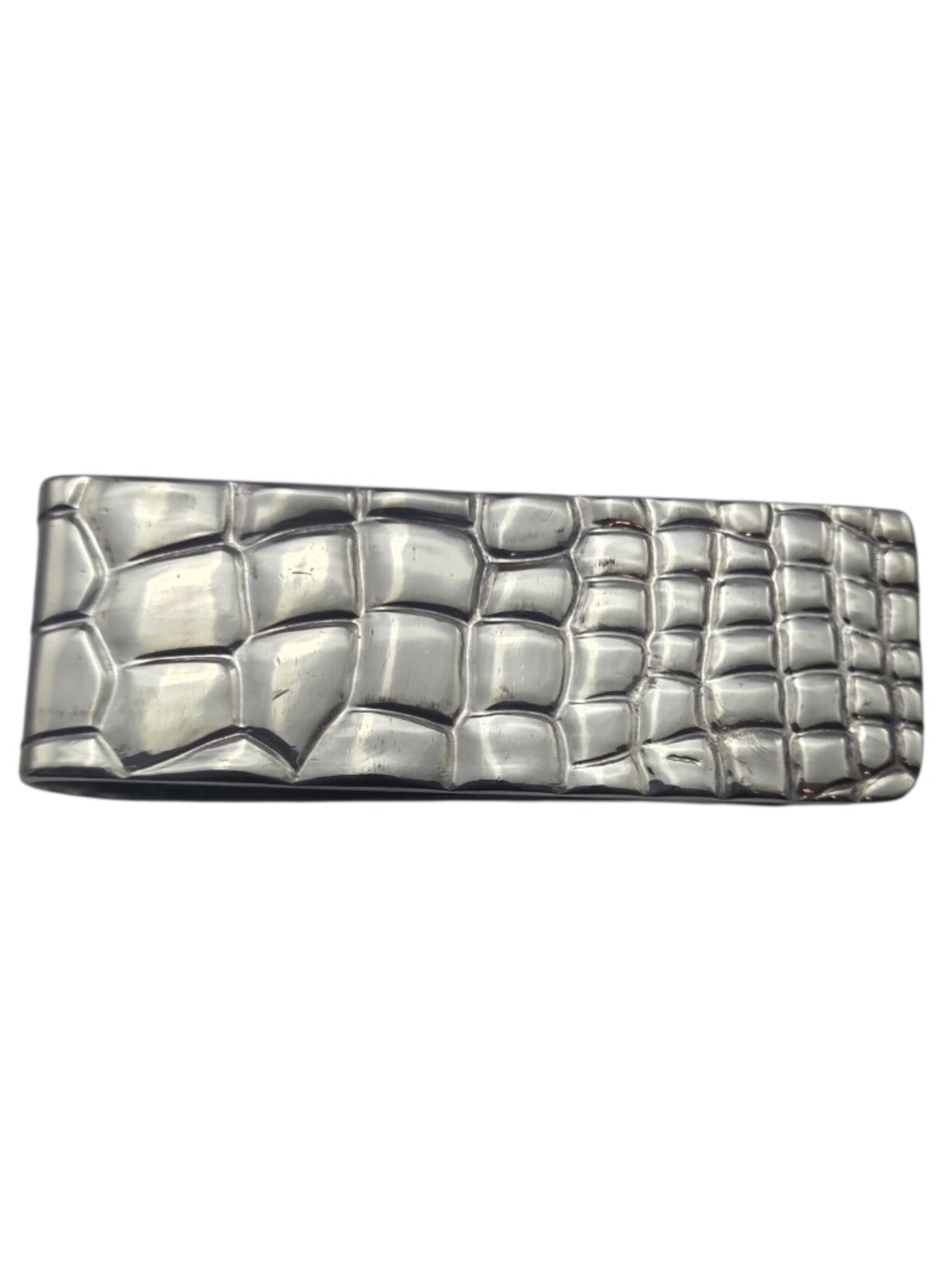 Tiffany & Co Makers Sterling Silver Alligator Money Clip #24765